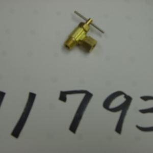 sce 1/8"mpt x 1/4"comp Brass Angle Needle Pitcock Valve