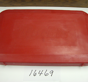 yja Valve Box Cover for Watermaster 54, 90, 96 - Red Cover for a Yellow Fountain
