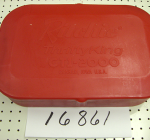 yka Valve Box Cover for ThriftyKing CT1 - Red Cover for a Yellow Fountain